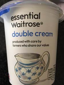 Waitrose Essential Double Cream