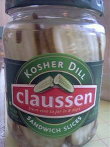 Claussen Kosher Dill Sandwich Slices Pickles