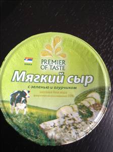 Premier Of Taste Мягкий Сыр с Зеленью и Огурчиком
