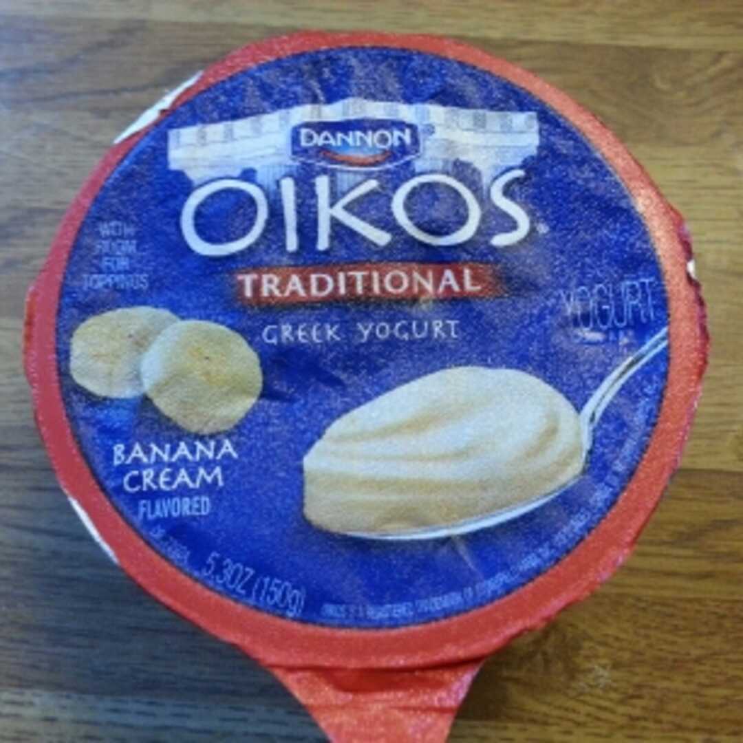Dannon Oikos Traditional Greek Yogurt - Banana Cream