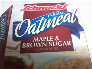 Schnucks Maple & Brown Sugar Instant Oatmeal