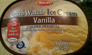 Braum's CarbWatch Vanilla Ice Cream