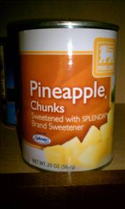 Food Lion Crushed Pineapple Sweetened with Splenda