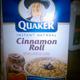 Calories in Quaker Instant Oatmeal - Cinnamon Roll and ...
