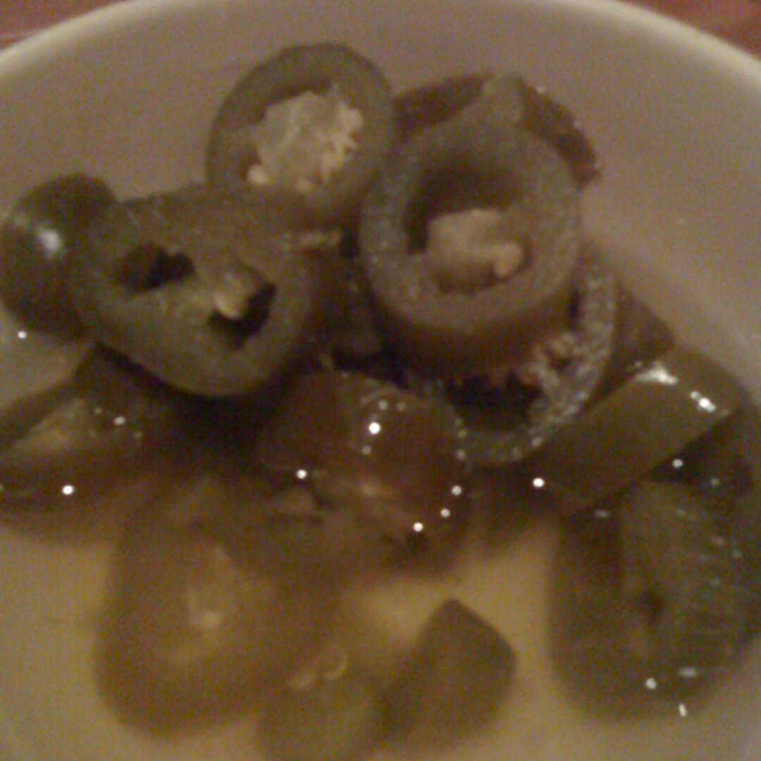 Jalapeno Peppers (Solids and Liquids, Canned)