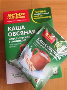 Ясно Солнышко Каша Овсяная Классическая с Молоком