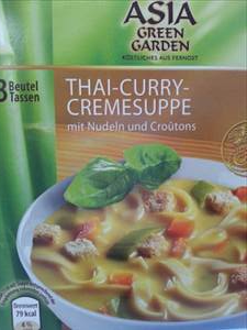 Asia Green Garden Thai Curry-Cremesuppe