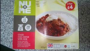 Morrisons NuMe Chilli Con Carne with Rice