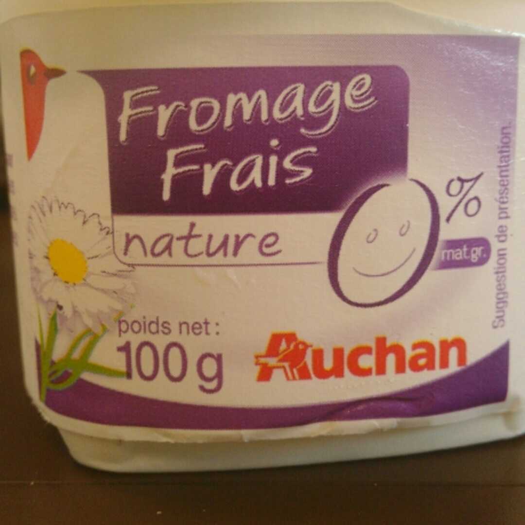 Auchan Fromage Frais Nature 0%