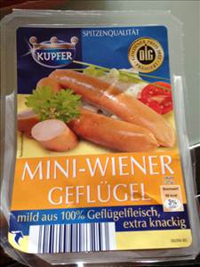 Kupfer Mini-Wiener Geflügel