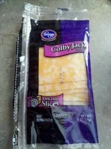 Kroger Deli Thin Sliced Colby Jack Cheese