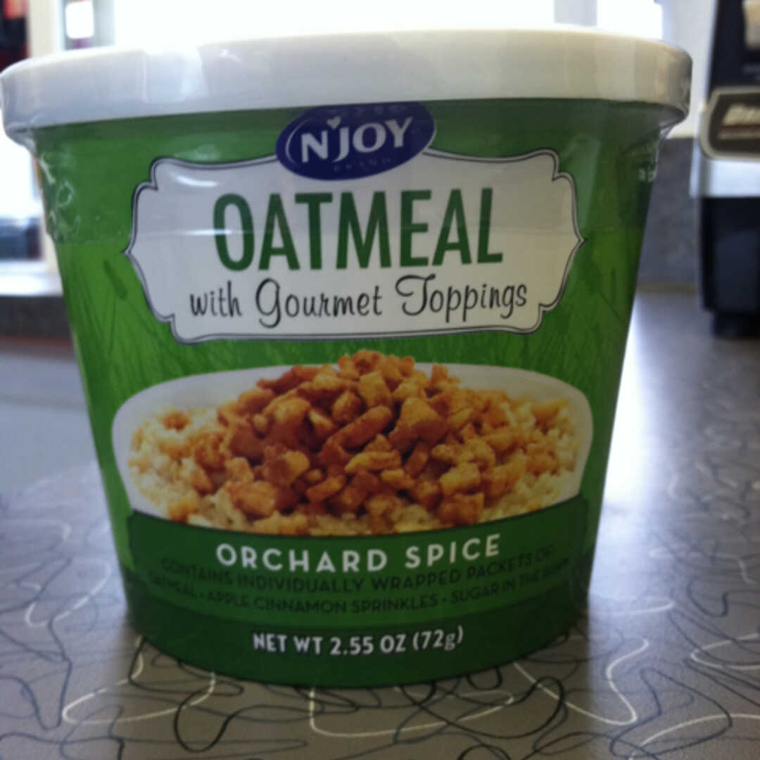 N' Joy Oatmeal with Gourmet Toppings - Orchard Spice