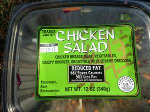 Trader Joe's Reduced Fat Chicken Salad without Dressing