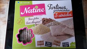 Natine Tartines Gourmandes 3 Céréales