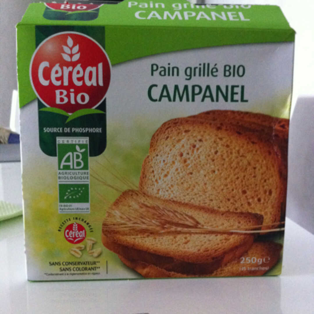 Céréal Bio Pain Grillé Bio Campanel