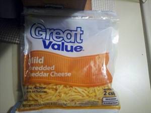 Great Value Fancy Mild Cheddar Cheese Shredded