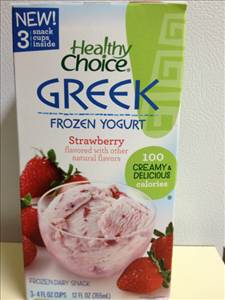 Healthy Choice Greek Frozen Yogurt - Strawberry