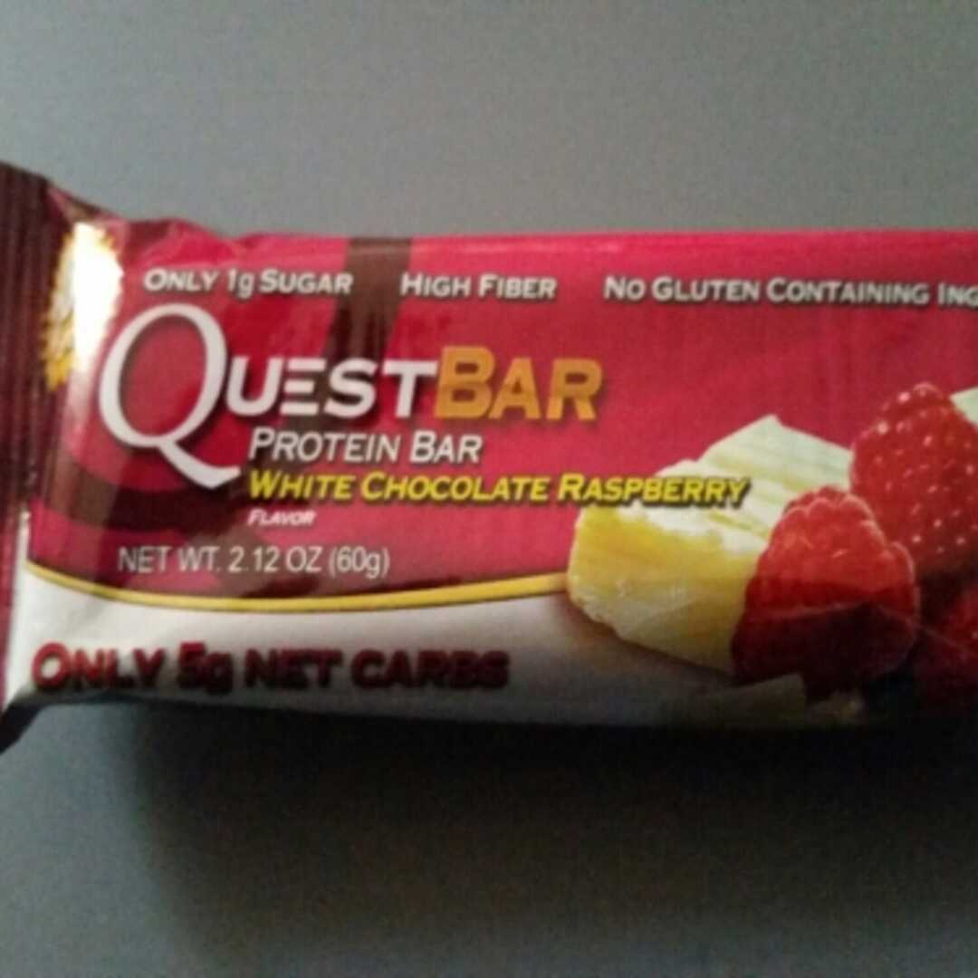 Questbar Protein Bar White Chocolate Raspberry