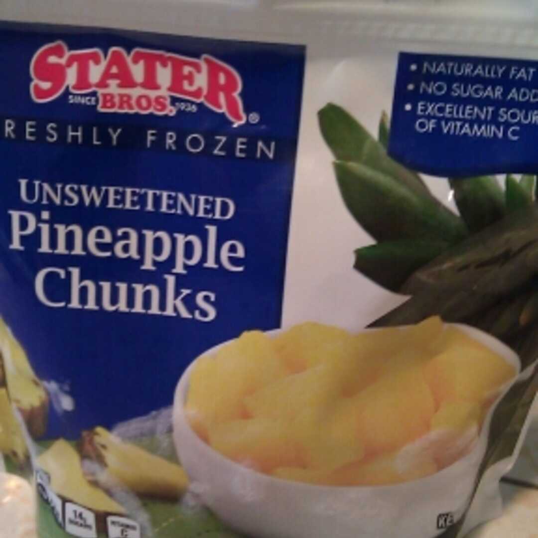 Stater Bros. Unsweetened Pineapple Chunks