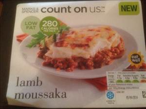 Marks & Spencer Count on Us Lamb Moussaka