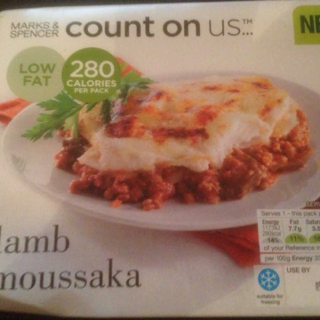 Marks & Spencer Count on Us Lamb Moussaka