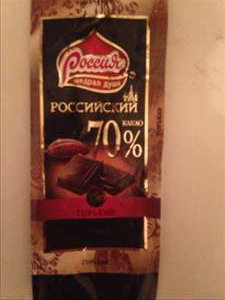 Россия Щедрая Душа Шоколад Горький 70%