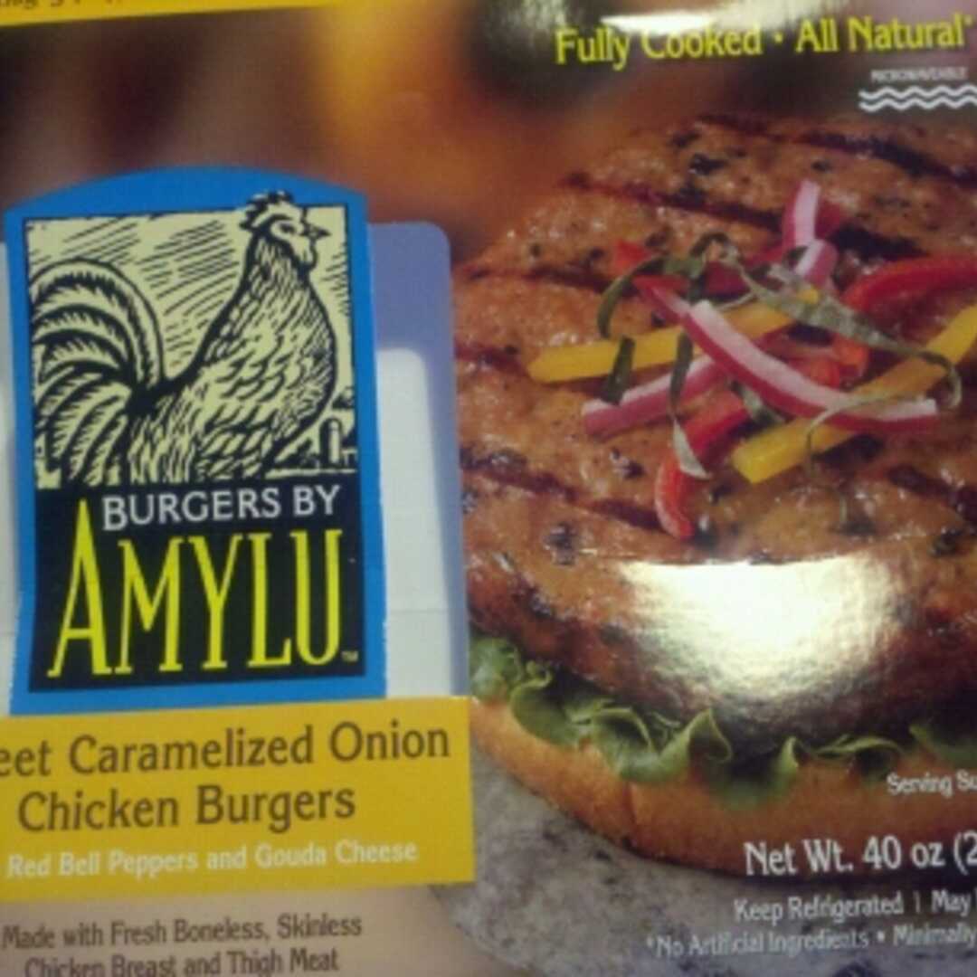 Sausages By Amylu Sweet Caramelized Onion Chicken Burger
