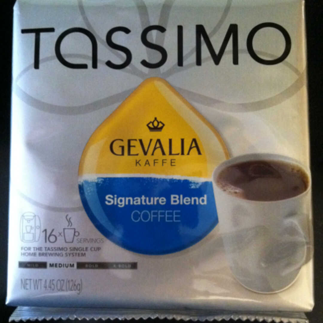 Calories in Tassimo Cafe Collection Cappuccino Coffee and