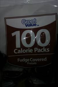 Great Value Fudge Covered Pretzels - 100 Calorie Pack