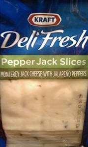 Kraft Deli Fresh Pepper Jack Natural Cheese Slices with 2% Milk