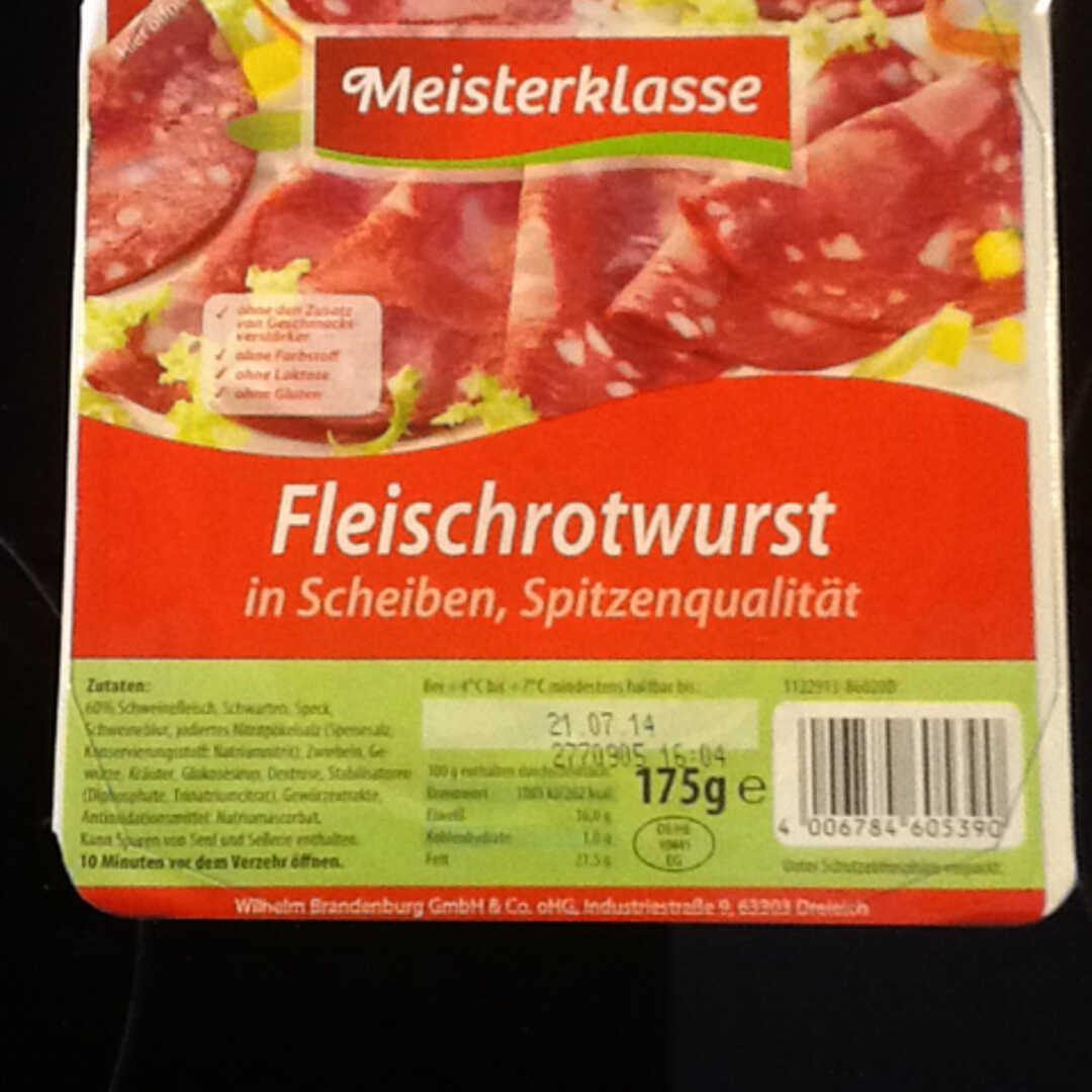 Lidl Fleischrotwurst