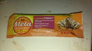 Metamucil Cinnamon Oatmeal Raisin Health Bar