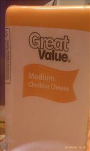Great Value Medium Cheddar Cheese
