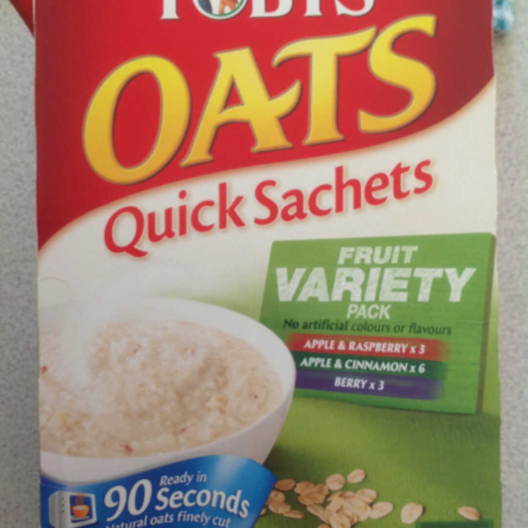 Uncle Tobys Oats Quick Sachets with Skim Milk