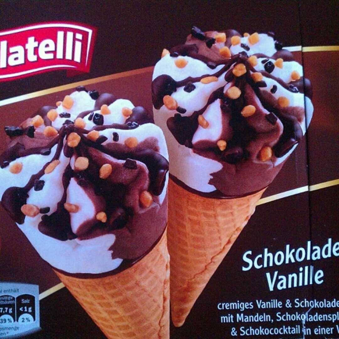 Gelatelli Schokolade-Vanille-Hörnchen