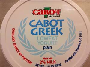 Cabot Lowfat 2% Greek-Style Yogurt - Plain
