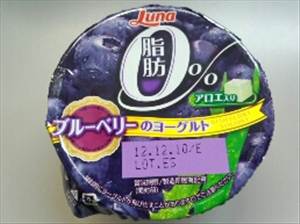 日本ルナ ブルーベリーのヨーグルト