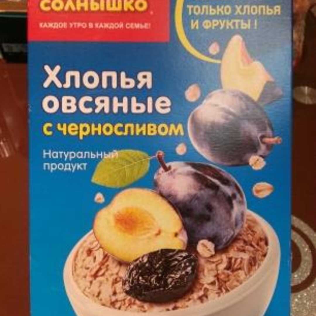 Ясно Солнышко Хлопья Овсяные с Черносливом