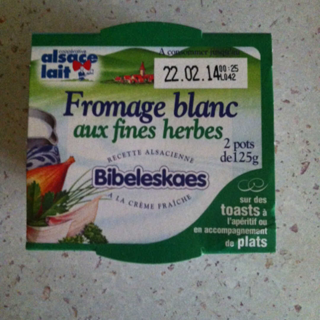 Alsace Lait Fromage Blanc aux Fines Herbes