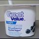 Great Value Light Fat Free Blueberry Yogurt