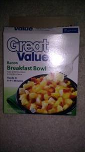 Great Value Bacon Breakfast Bowl (Container)