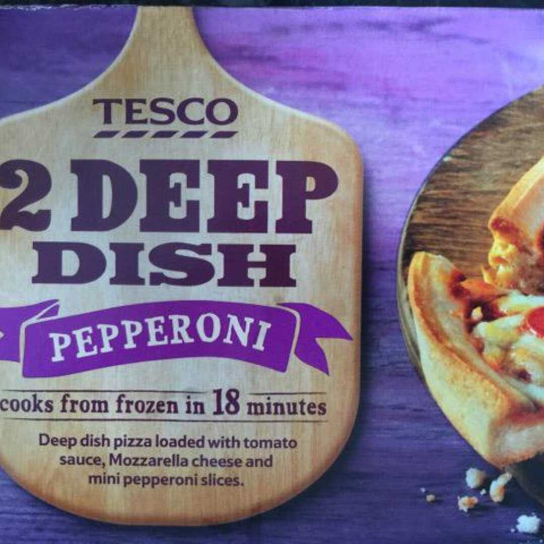 Tesco Deep Dish Pepperoni Pizza