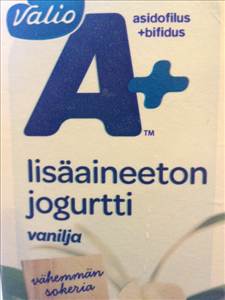 Valio A+ Lisäaineeton Jogurtti Vanilja