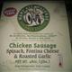 Trader Joe's Spinach, Fontina & Roasted Garlic Chicken Sausage
