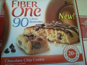 Fiber One 90 Calorie Brownies - Chocolate Chip Cookie