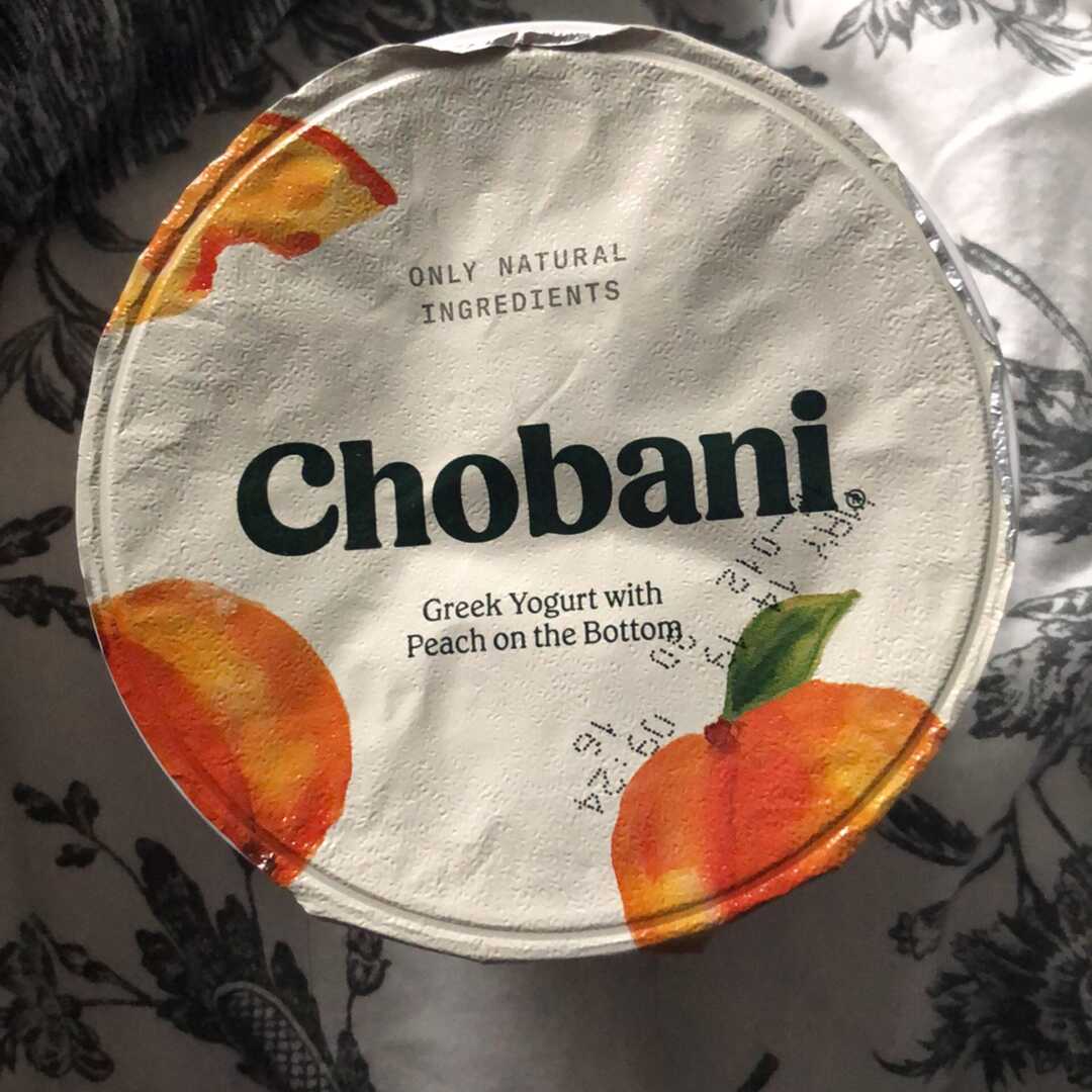 Chobani Greek Yogurt Peach on The Bottom