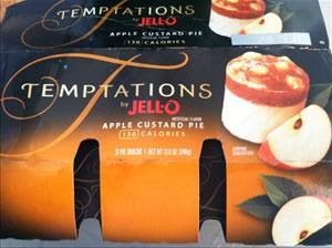 Jell-O Temptations - Apple Custard Pie