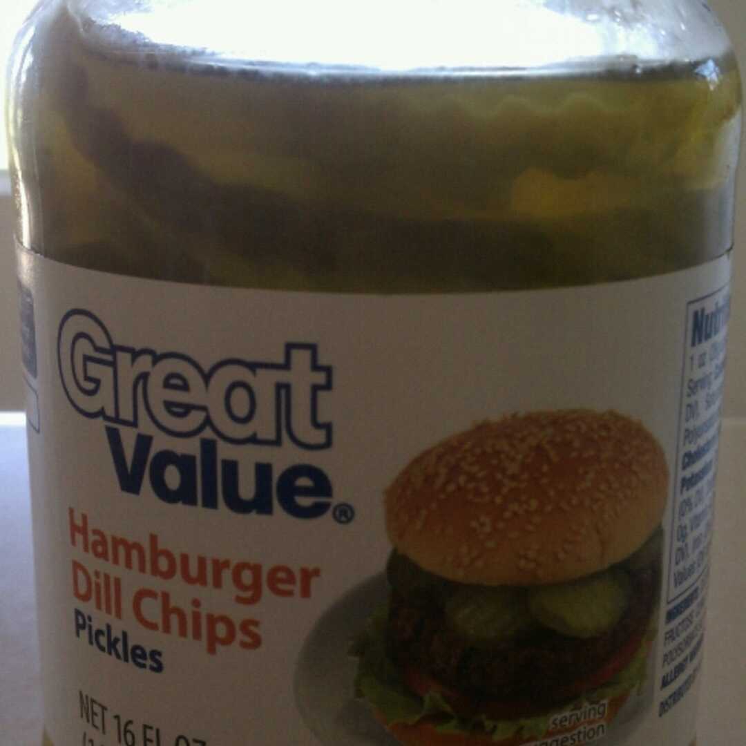 Great Value Hamburger Dill Chips Pickles