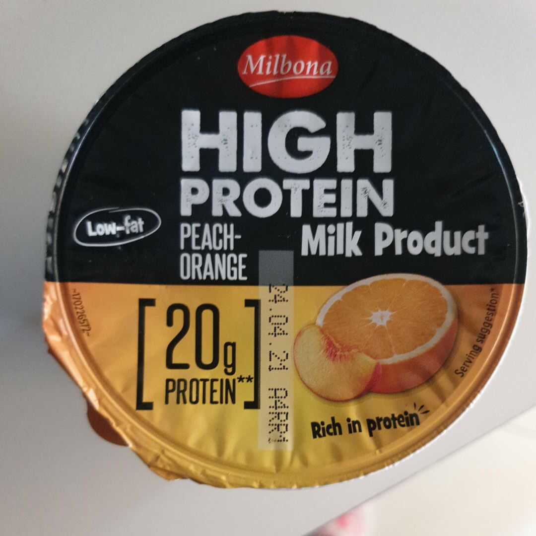 Milbona High Protein Peach-Orange