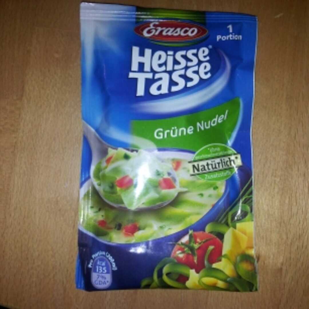 Erasco Heiße Tasse Grüne Nudeln